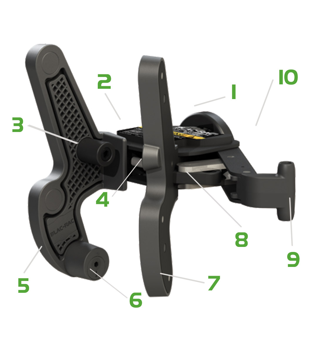 BlacRac Weapons Retention System, Model 1070